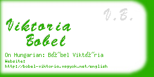 viktoria bobel business card